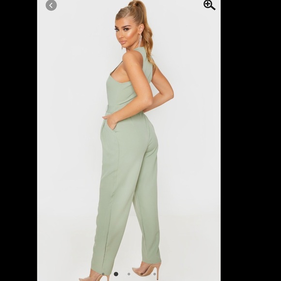 Mint green jumpsuit - Picture 2 of 3